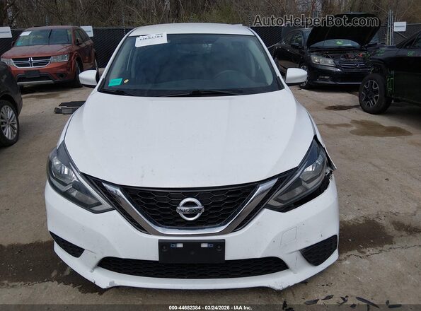 3N1AB7AP3GL678664 2016 NISSAN SENTRA Белый Вид задней части салона