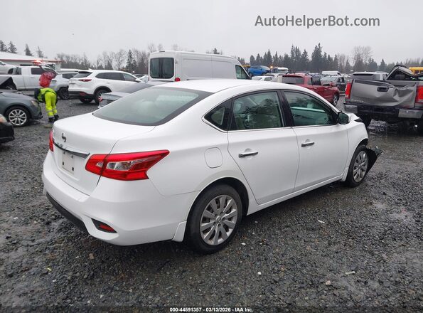 3N1AB7AP3HY330416 2017 NISSAN SENTRA Белый Задняя правая четверть