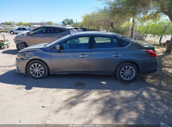 3N1AB7AP3KL629084 2019 NISSAN SENTRA Gray 