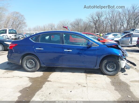 3N1AB7AP3KY374018 2019 NISSAN SENTRA Blue 360 interior view