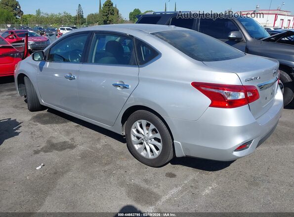 3N1AB7AP3KY418535 2019 NISSAN SENTRA Silver Հետևի ձախ