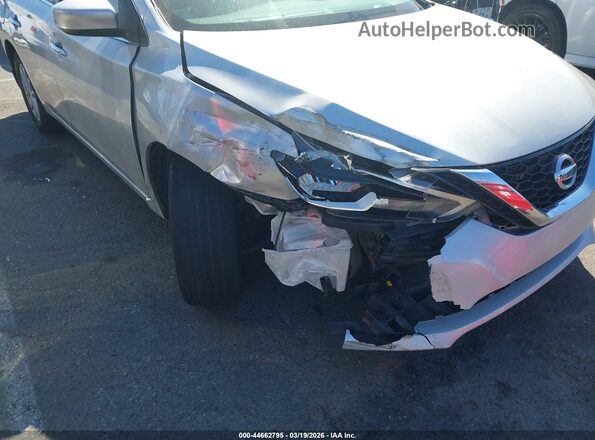 3N1AB7AP3KY418535 2019 NISSAN SENTRA Silver Դիմացի տեսք