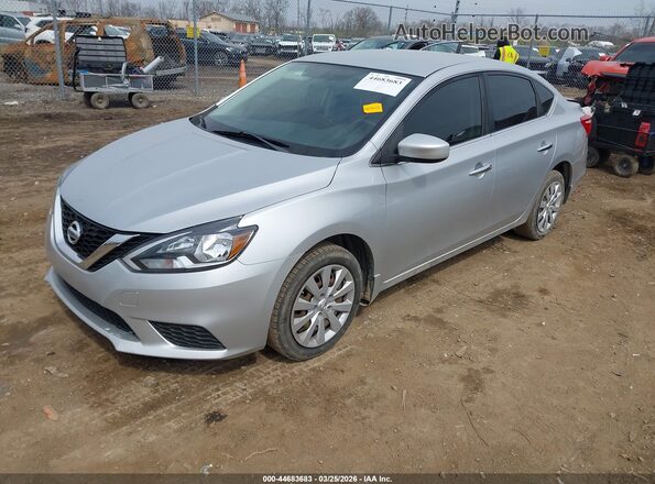 3N1AB7AP4GY296503 2016 NISSAN SENTRA Silver Vista tres cuartos delantera izquierda