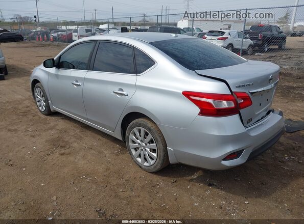 3N1AB7AP4GY296503 2016 NISSAN SENTRA Silver Trasero izquierdo