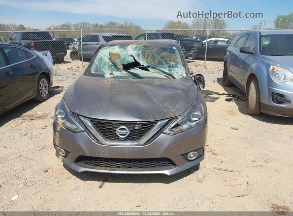 3N1AB7AP4HY267777 2017 NISSAN SENTRA Gray Rear interior view