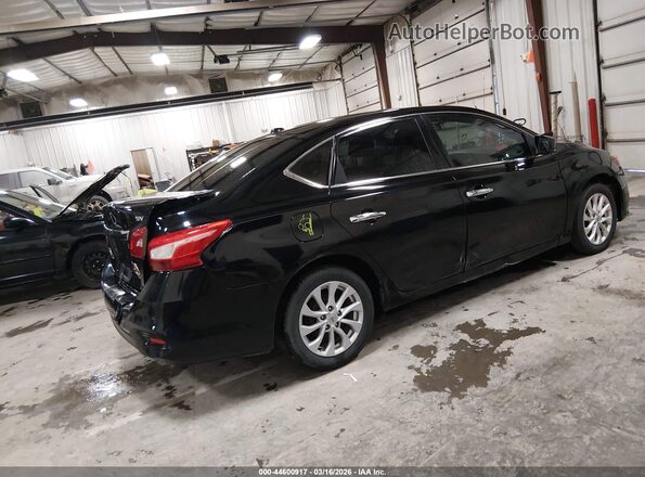 3N1AB7AP4JY262102 2018 NISSAN SENTRA Black Задня права чверть