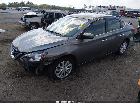 3N1AB7AP4KY378885 2019 NISSAN SENTRA Silver Передня ліва чверть