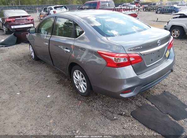 3N1AB7AP4KY378885 2019 NISSAN SENTRA Silver Задня ліва чверть