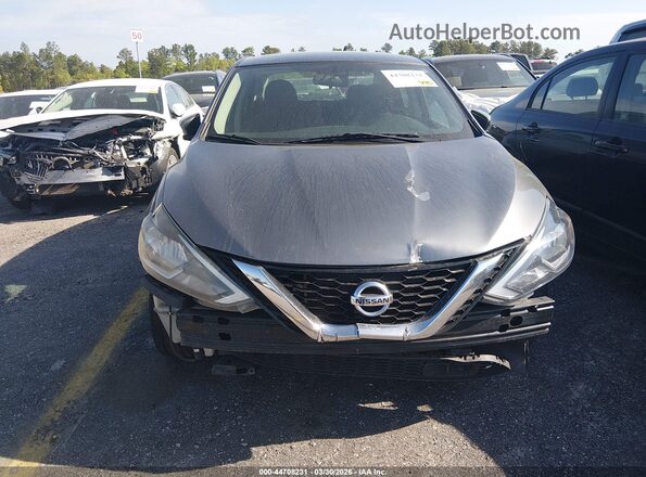 3N1AB7AP4KY378885 2019 NISSAN SENTRA Silver Вид задньої частини салону