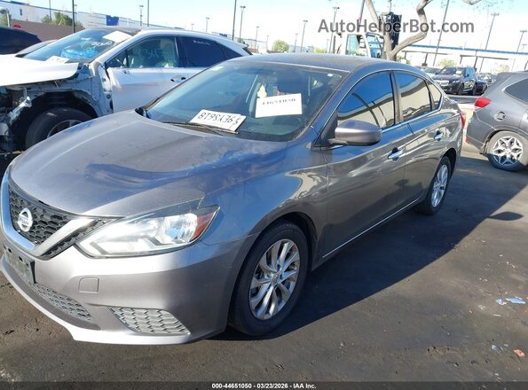3N1AB7AP5HY397485 2017 NISSAN SENTRA Gray Vista tres cuartos delantera izquierda