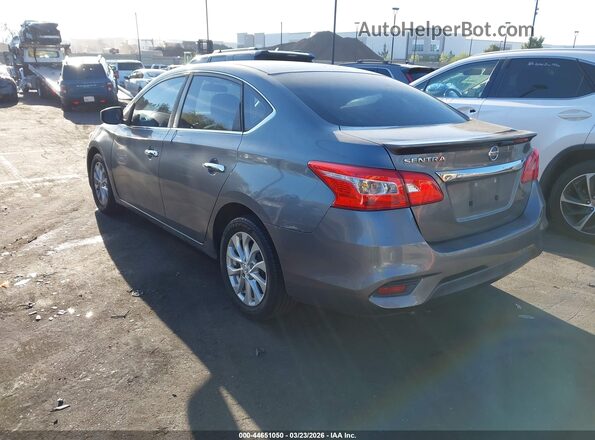 3N1AB7AP5HY397485 2017 NISSAN SENTRA Gray Trasero izquierdo