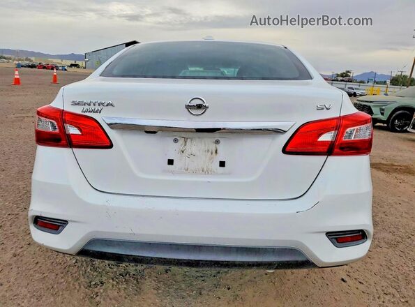 3N1AB7AP5HY401566 2017 NISSAN SENTRA White Rear view
