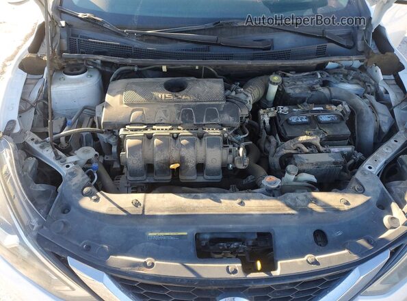 3N1AB7AP5KY220930 2019 NISSAN SENTRA White Սալոնի հետևի տեսք