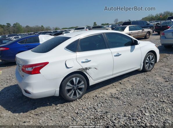 3N1AB7AP5KY232348 2019 NISSAN SENTRA Белый Задняя правая четверть