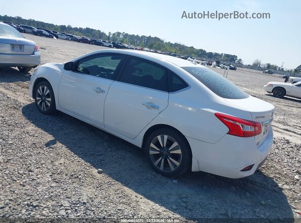 3N1AB7AP5KY232348 2019 NISSAN SENTRA Белый Задняя левая четверть