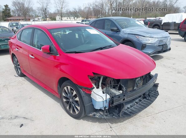 3N1AB7AP5KY337987 2019 NISSAN SENTRA Red 