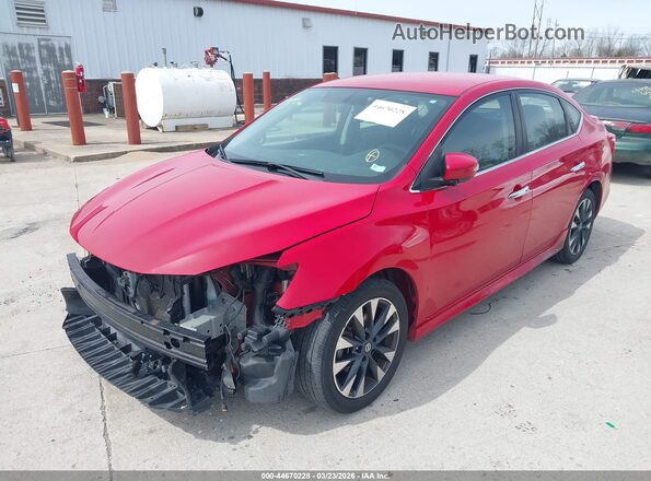 3N1AB7AP5KY337987 2019 NISSAN SENTRA Red 