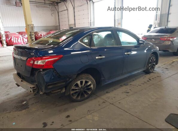 3N1AB7AP5KY377843 2019 NISSAN SENTRA Blue უკანა მარჯვენა