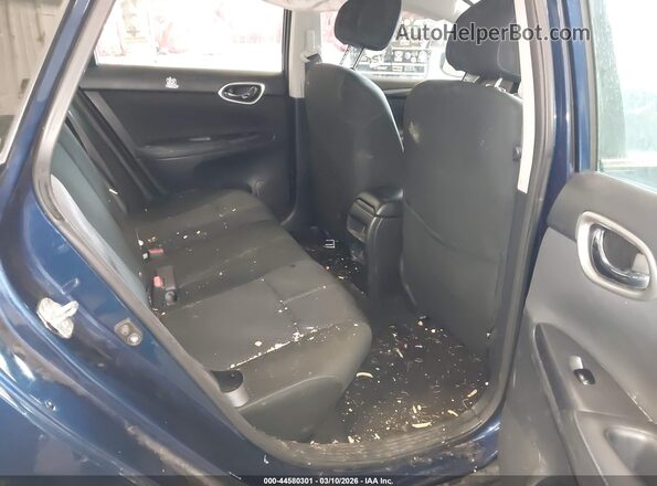 3N1AB7AP5KY377843 2019 NISSAN SENTRA Blue VIN კოდის სტიკერის ხედი