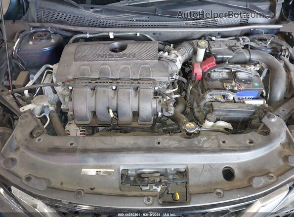 3N1AB7AP5KY377843 2019 NISSAN SENTRA Blue უკანა ხედი