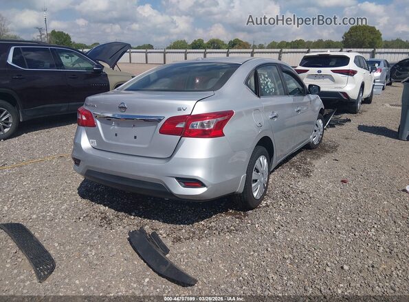 3N1AB7AP6HL659012 2017 NISSAN SENTRA Silver Trasero derecho