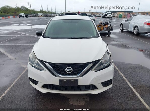 3N1AB7AP6JY310778 2018 NISSAN SENTRA White Vista del cuadro de instrumentos
