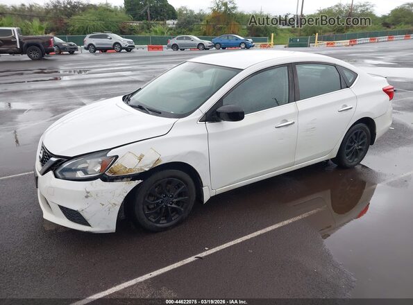3N1AB7AP6JY310778 2018 NISSAN SENTRA White Vista tres cuartos delantera izquierda