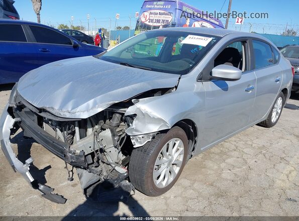 3N1AB7AP6KY371694 2019 NISSAN SENTRA Silver 