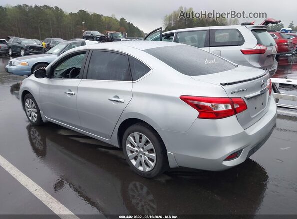3N1AB7AP7HY275968 2017 NISSAN SENTRA Серебряный Задняя левая четверть