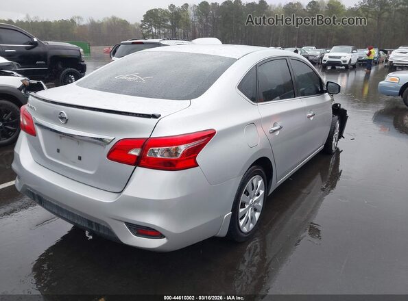 3N1AB7AP7HY275968 2017 NISSAN SENTRA Серебряный Задняя правая четверть