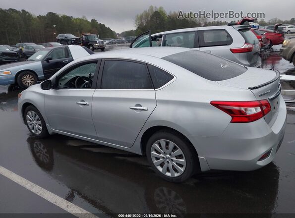 3N1AB7AP7HY275968 2017 NISSAN SENTRA Серебряный Панорамный вид салона 360°
