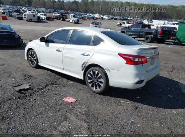 3N1AB7AP7JY303516 2018 NISSAN SENTRA Белый Задняя левая четверть