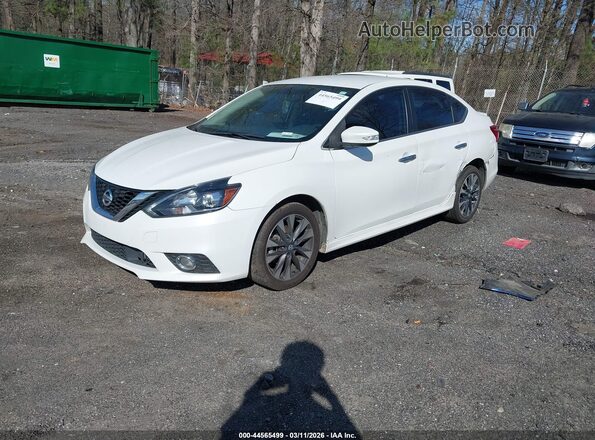 3N1AB7AP7JY303516 2018 NISSAN SENTRA Белый Передняя левая четверть