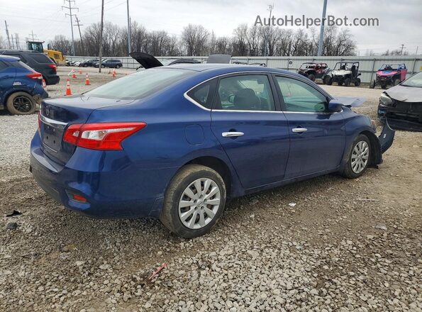 3N1AB7AP7KY317983 2019 NISSAN SENTRA Blue 
