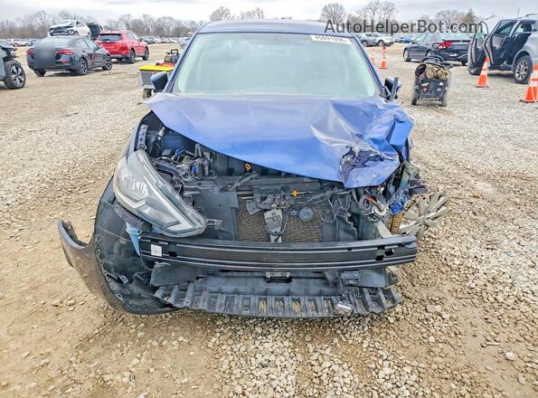 3N1AB7AP7KY317983 2019 NISSAN SENTRA Blue 