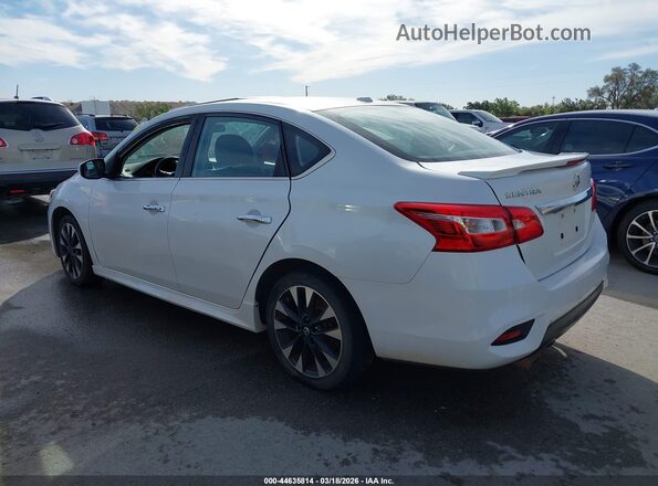 3N1AB7AP7KY457340 2019 NISSAN SENTRA White Հետևի ձախ