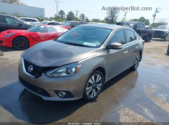 3N1AB7AP8GY332452 2016 NISSAN SENTRA Gray Առջևի ձախ երեք քառորդ տեսարան