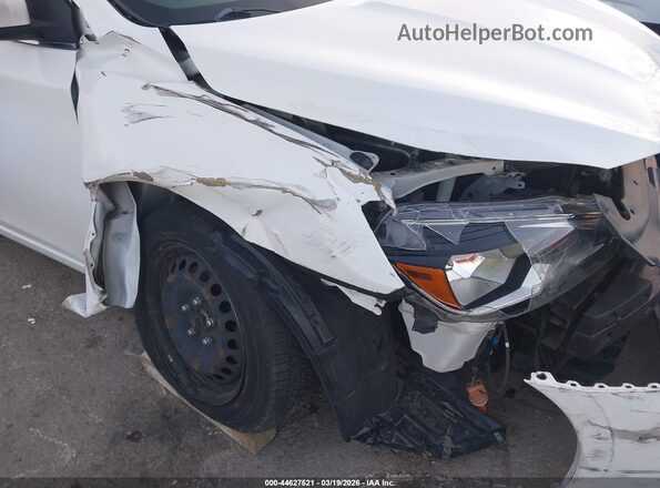 3N1AB7AP8KY243974 2019 NISSAN SENTRA Белый Вид спереди