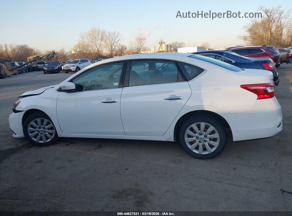 3N1AB7AP8KY243974 2019 NISSAN SENTRA Белый Панорамный вид салона 360°