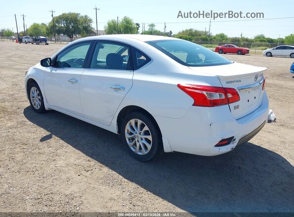 3N1AB7AP8KY276067 2019 NISSAN SENTRA White Tył lewy