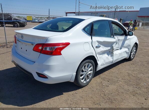 3N1AB7AP8KY276067 2019 NISSAN SENTRA White Tył prawy