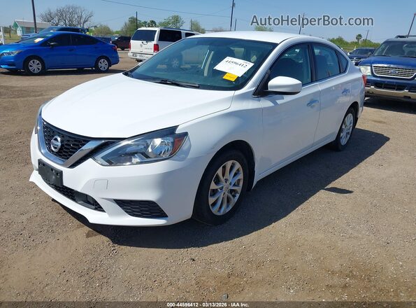 3N1AB7AP8KY276067 2019 NISSAN SENTRA White Przód lewy