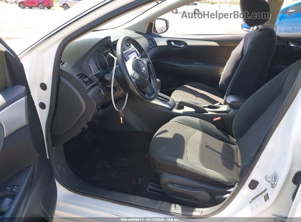 3N1AB7AP8KY276067 2019 NISSAN SENTRA White Widok wnętrza z przodu