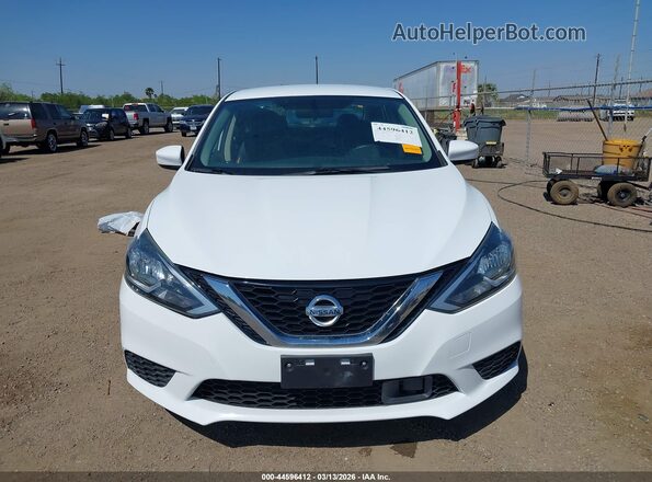3N1AB7AP8KY276067 2019 NISSAN SENTRA White Widok zestawu wskaźników