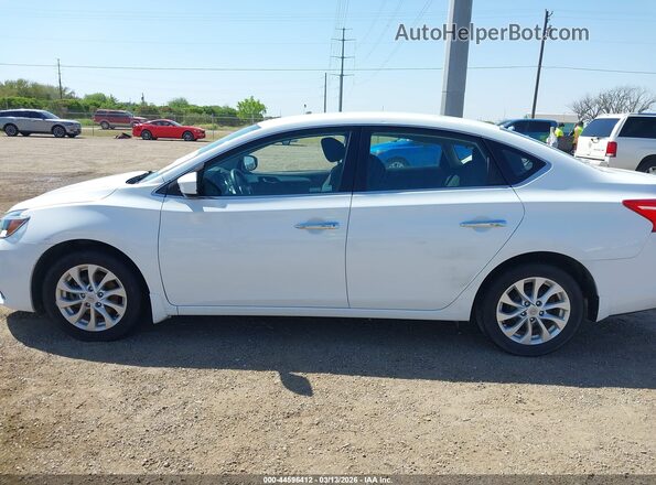 3N1AB7AP8KY276067 2019 NISSAN SENTRA White Widok wnętrza 360 stopni