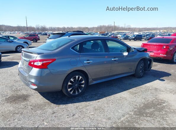 3N1AB7AP8KY352631 2019 NISSAN SENTRA Gray 