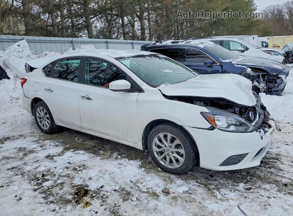 3N1AB7AP8KY433807 2019 NISSAN SENTRA White 