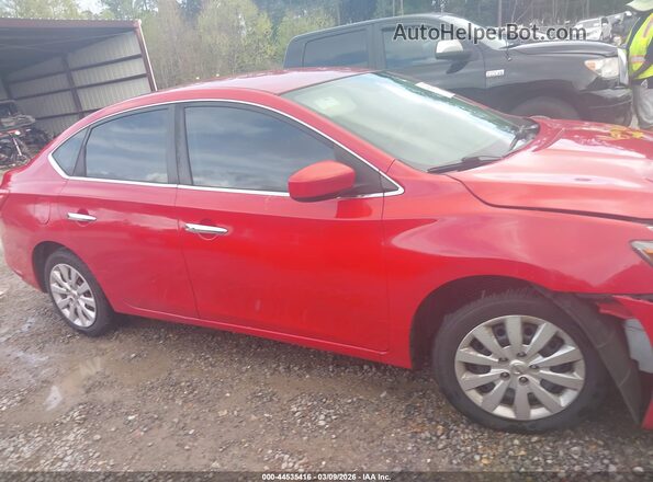 3N1AB7AP9HY311451 2017 NISSAN SENTRA Red Սալոնի հետևի տեսք