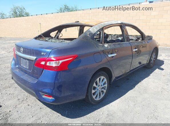 3N1AB7AP9KL610247 2019 NISSAN SENTRA Blue Rear right