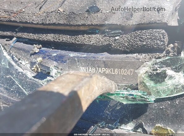 3N1AB7AP9KL610247 2019 NISSAN SENTRA Blue Engine compartment view